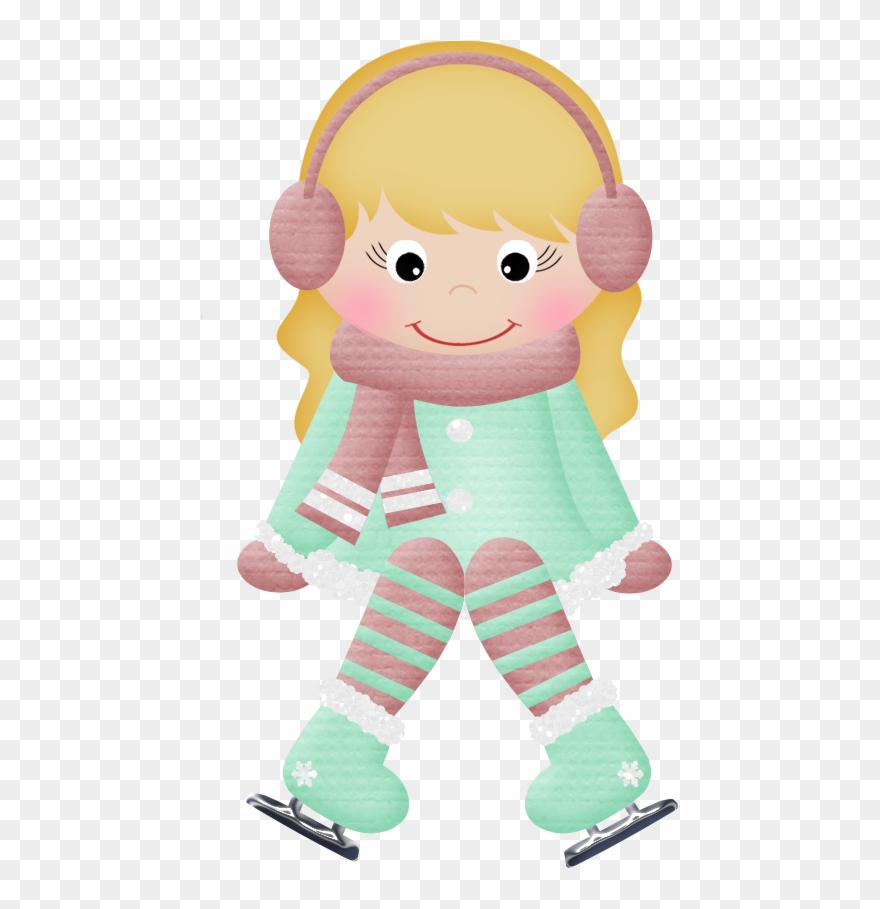 Girls ‿✿⁀○ Winter Clipart, Winter Fun, Winter - Clip Art - Png Download