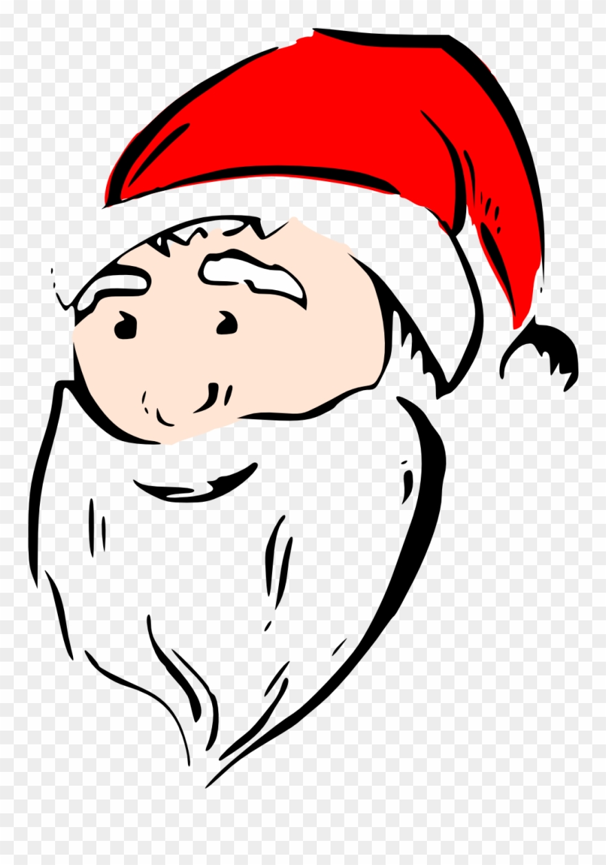 Santa Face Clipart