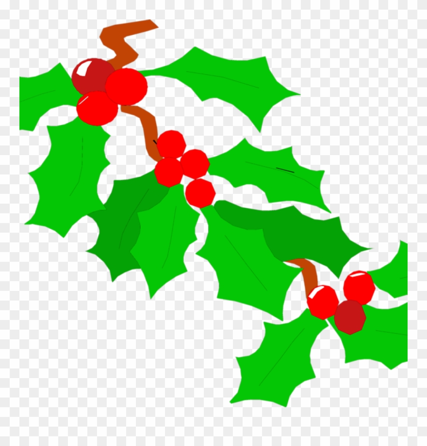 Holly Images Free Holly Free Stock Photo Illustration - Holly Bush No Background Clipart - Png Download