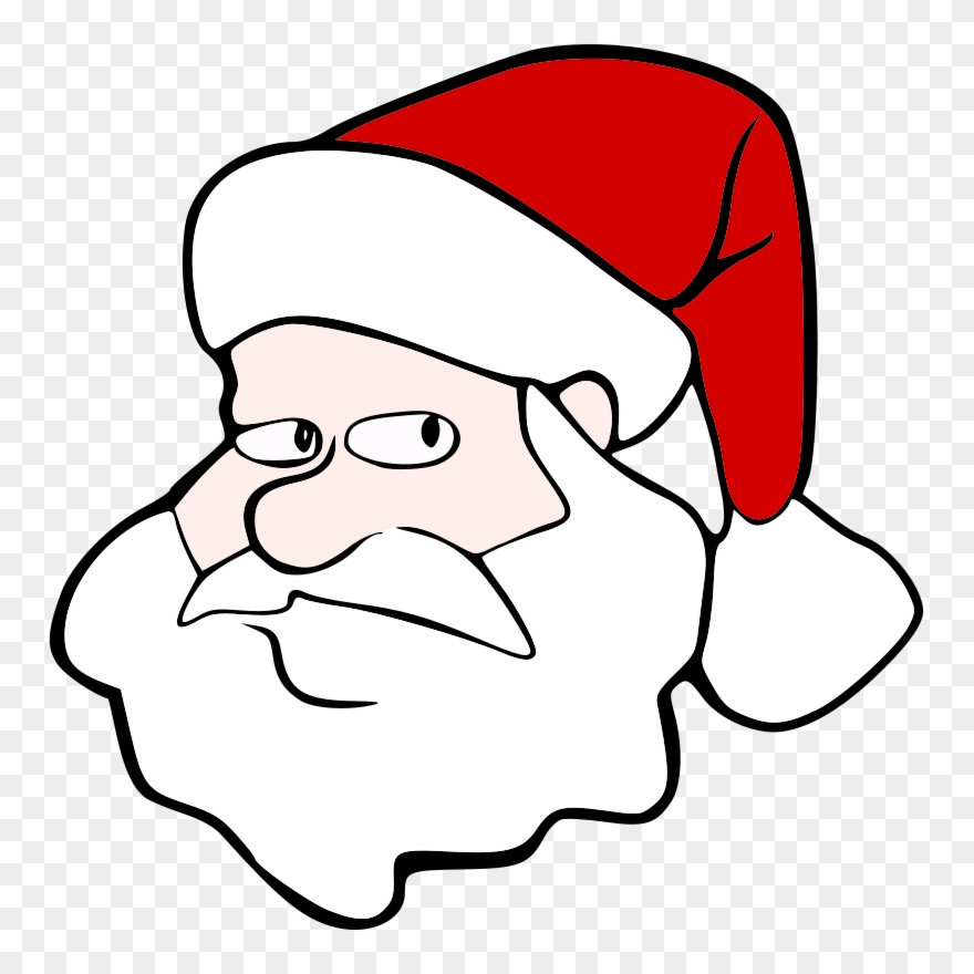 Santa Clip Art Is Free Vector - Custom Santa Clause Throw Blanket - Png Download
