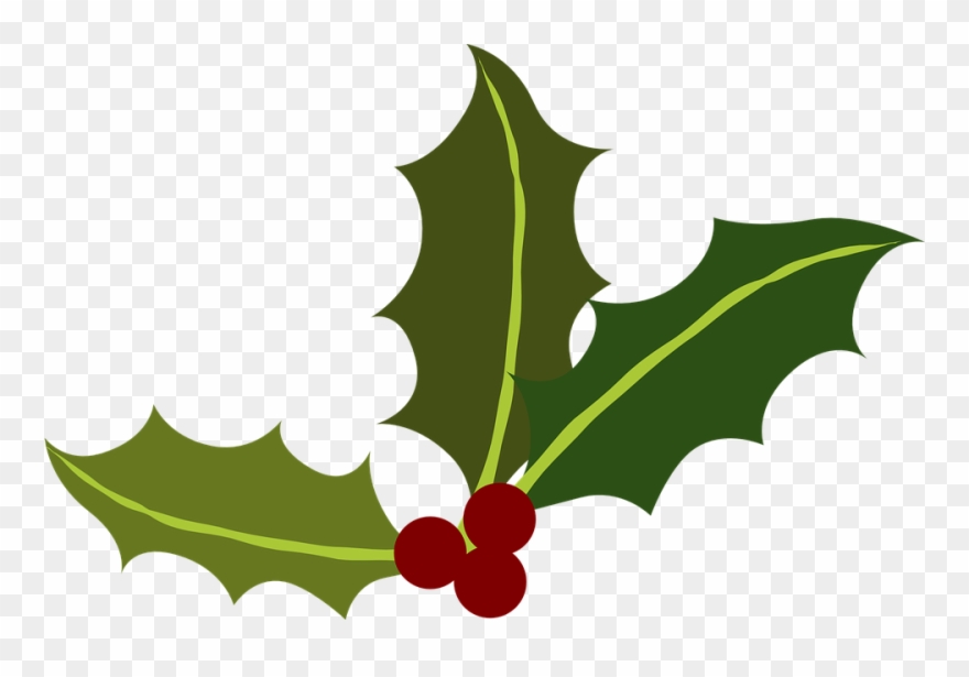 Free Holly Clip Art - Png Download