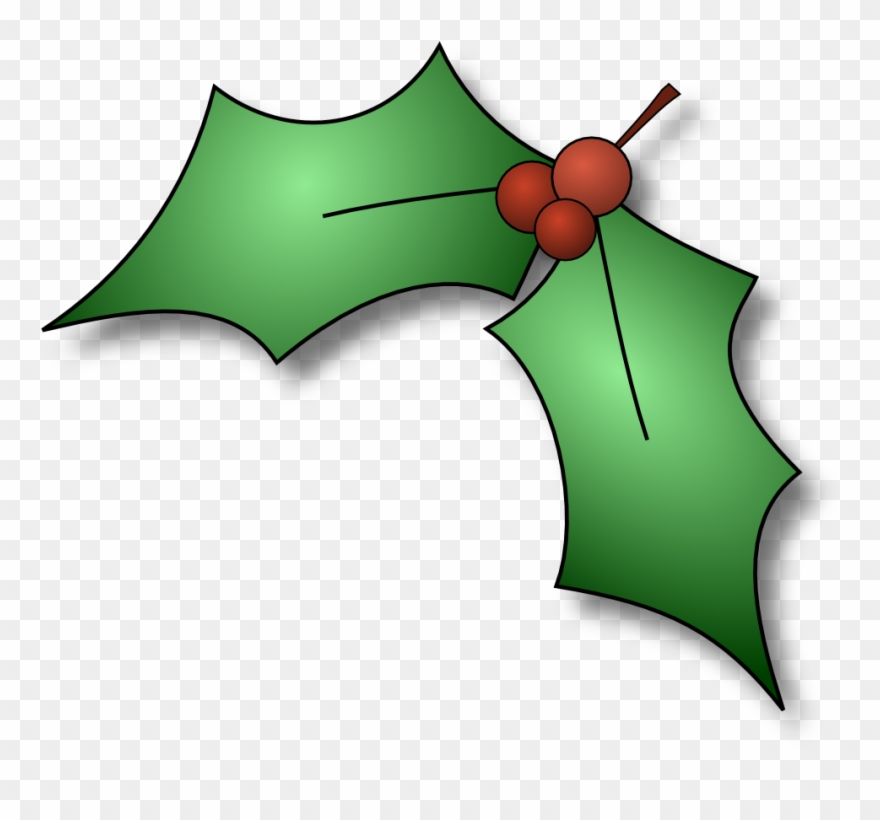 Images Of Christmas Holly Christmas Holly Images Free - Christmas Holly Clip Art - Png Download