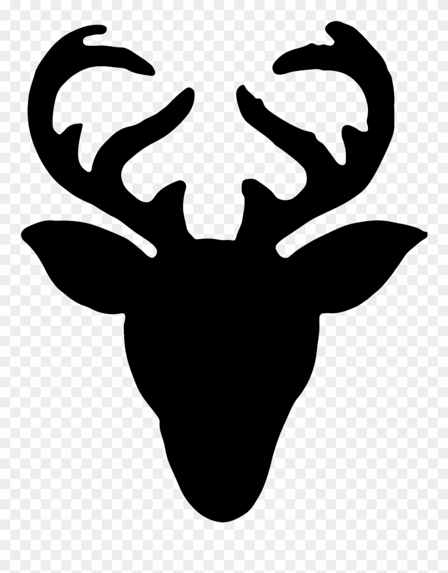 Reindeer Sign Reindeer Silhouette, Silhouettes And - Reindeer Head Silhouette Clipart