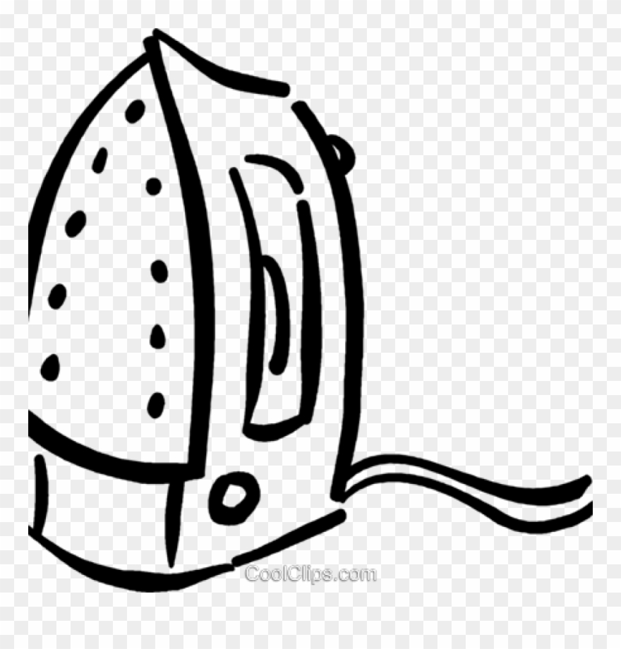 Iron Clipart Iron Royalty Free Vector Clip Art Illustration - Ironing - Png Download
