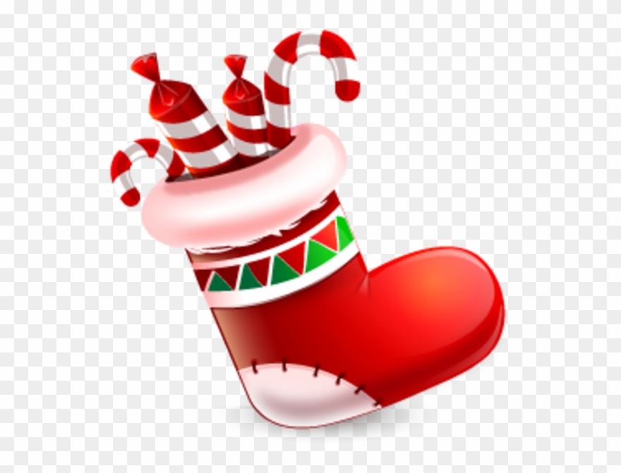 Xmas Stocking Png Picture Clipart - Christmas Sock Vector Png Transparent Png