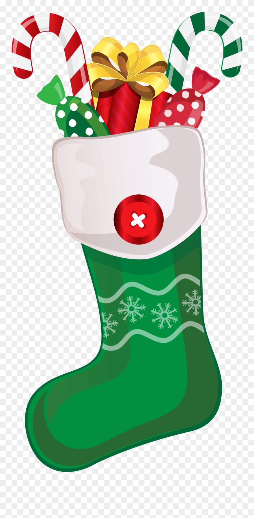 ╰⊰✿gs✿⊱╮ Holiday Images, Christmas Images, Christmas - Green Christmas Stocking Clipart - Png Download