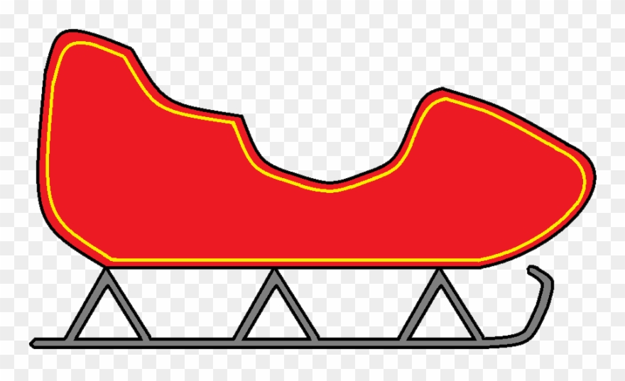Free Santa's Sleigh Clip Art - Slay Clipart - Png Download