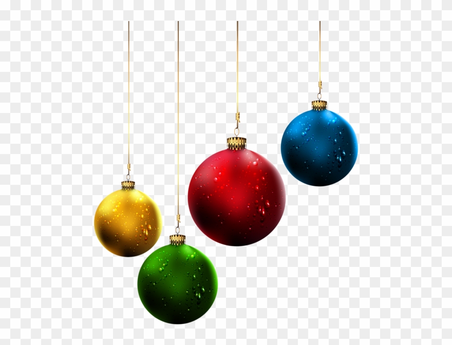 Christmas Balls Clipart Christmas Balls Png Clip Art - Christmas Ornaments On A String Transparent Png