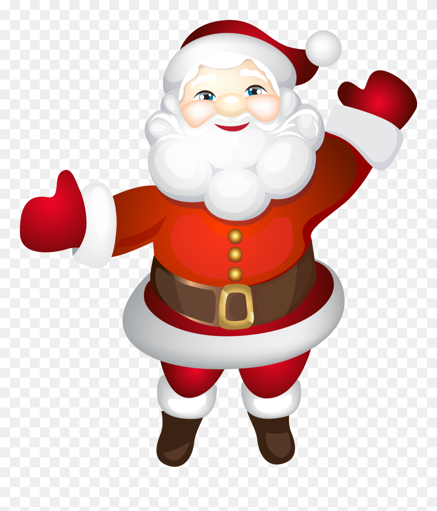 Clip Royalty Free Stock Santa Transparent Png Clip - Santa Clip Art Transparent