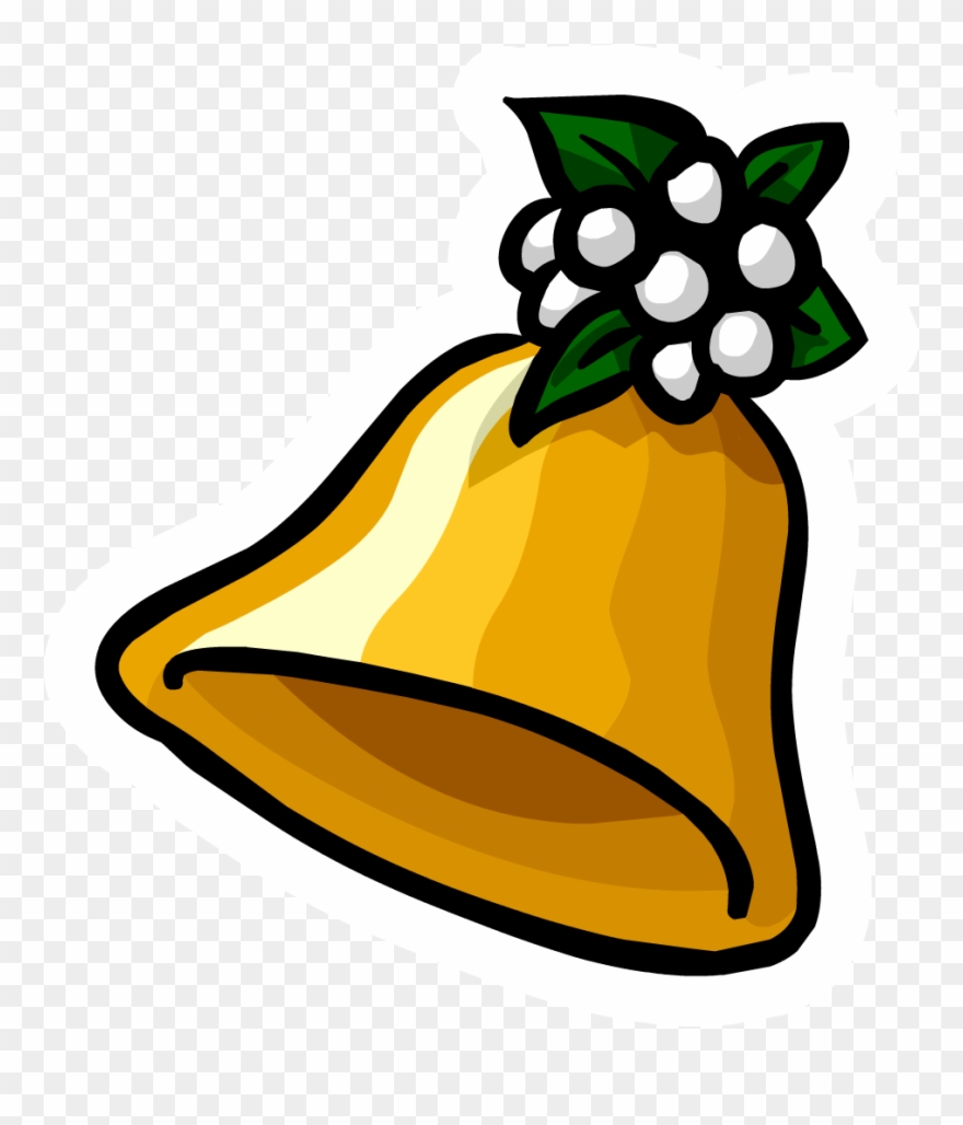 Christmas Bell Pin - Club Penguin Christmas Pin Clipart