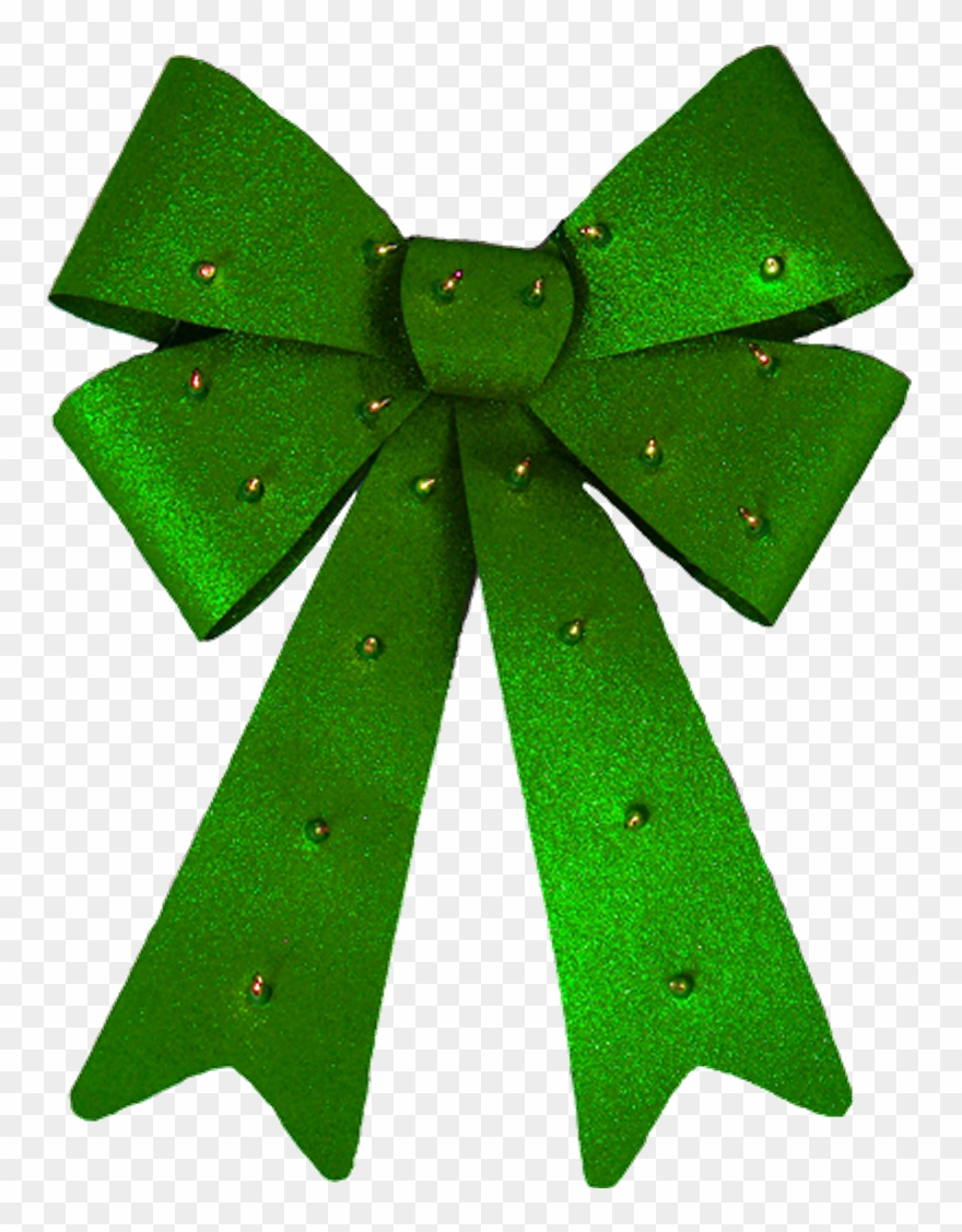 Green Bow Christmas Bows, Green Christmas, Bow Clipart, - Clipart Images Of Green Christmas Bows - Png Download