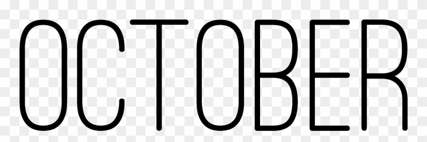 The Word October Png - Breast Cancer Awareness Starts Today Clipart