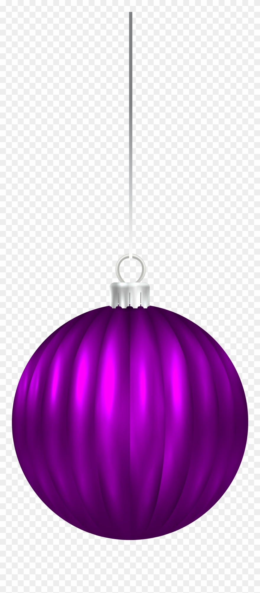 Purple Christmas Ball Ornament Png Clip Art Image - Purple Christmas Ornament Png Transparent Png