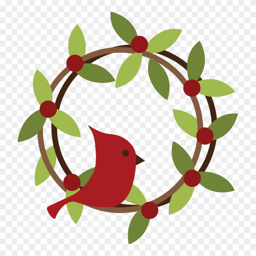 Christmas Wreath Clipart - Png Download