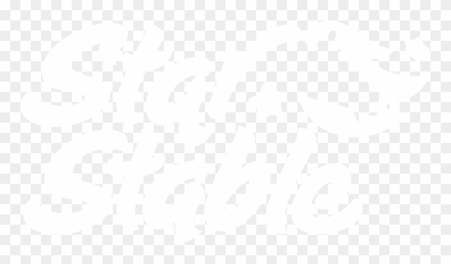 White Logo - Star Stable Live Clipart
