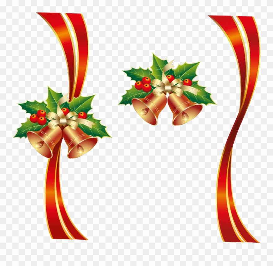 Holley Clipart Ribbon - Christmas 2014 Greeting Card - Png Download