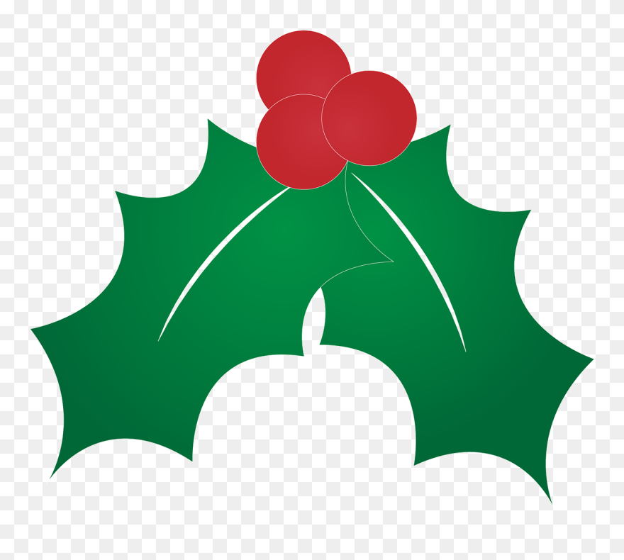 Christmas Leaf Png Holly Leaves Christmas - Hojas De Navidad Png Clipart