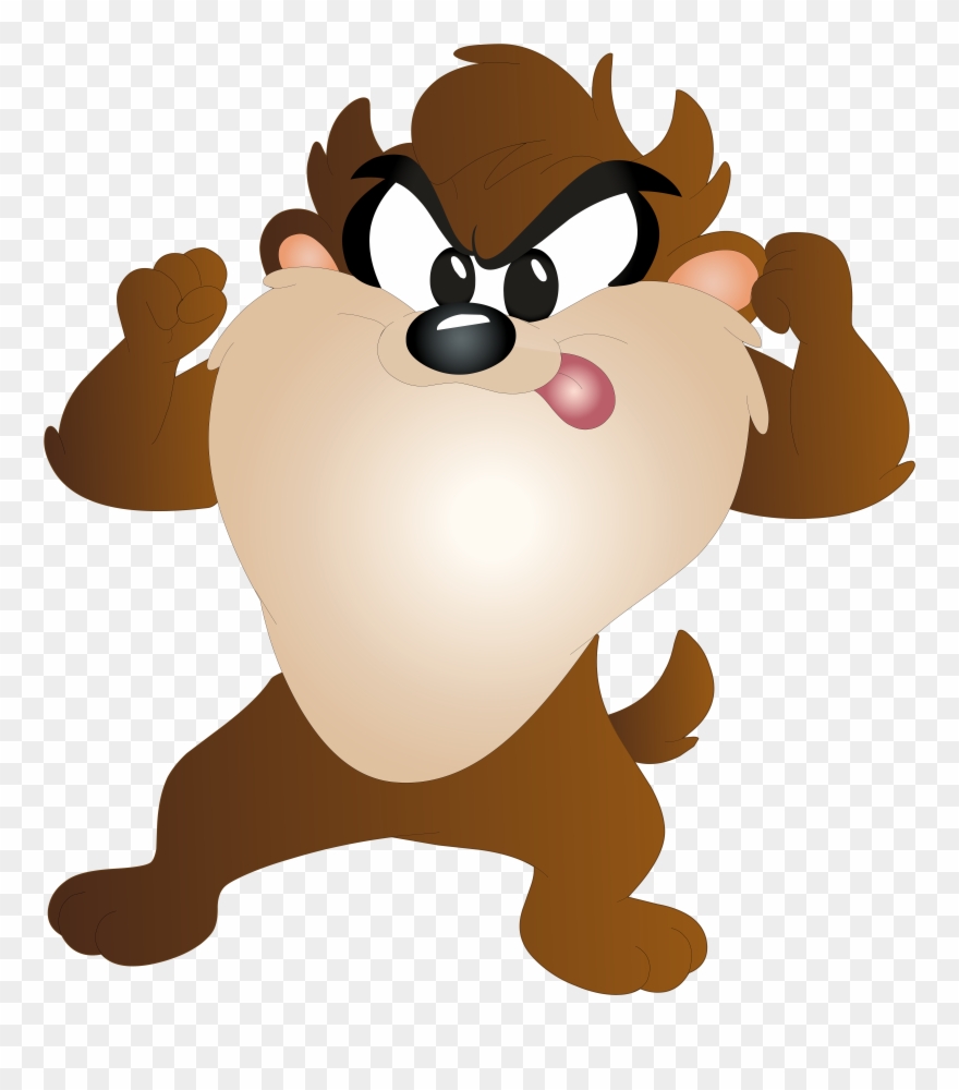 Taz Kid Cartoon Free Png Clip Art Image - Tasmanian Devil Cartoon Baby Transparent Png