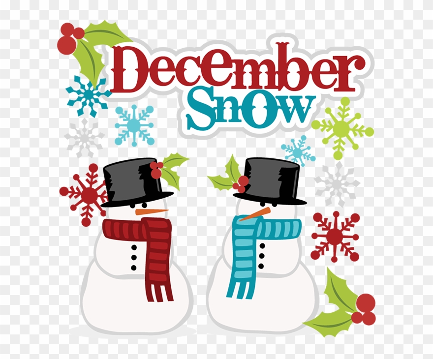 Snow Clipart December - December Snow Clipart - Png Download