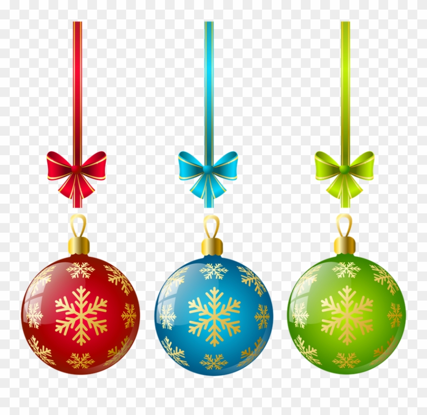 Decorate Clipart Holiday - Christmas Balls Clipart - Png Download
