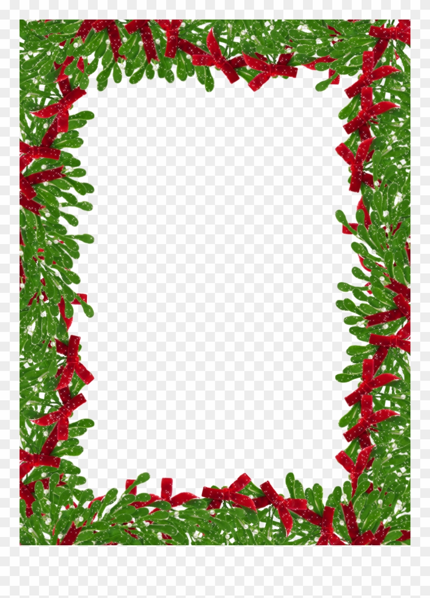 Clipart - Clip Art Christmas Border - Png Download