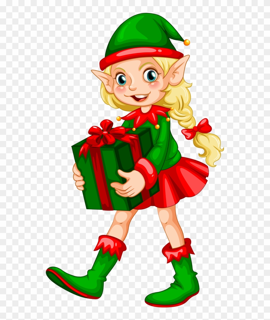 Elves ‿✿⁀°••○ - Clipart Christmas Elves - Png Download