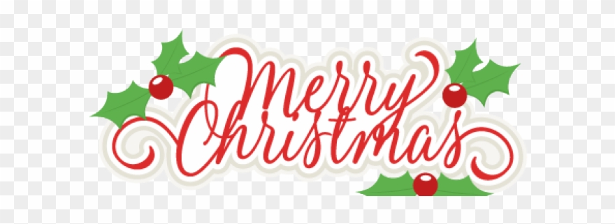 Merry Christmas Clipart Transparent - Png Download