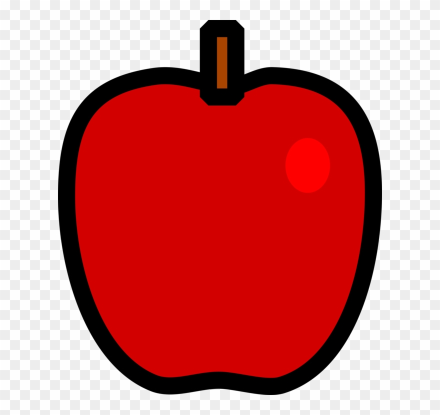 Organic Food Christmas Graphics Apple Fruit - Glaiza De Castro Clipart