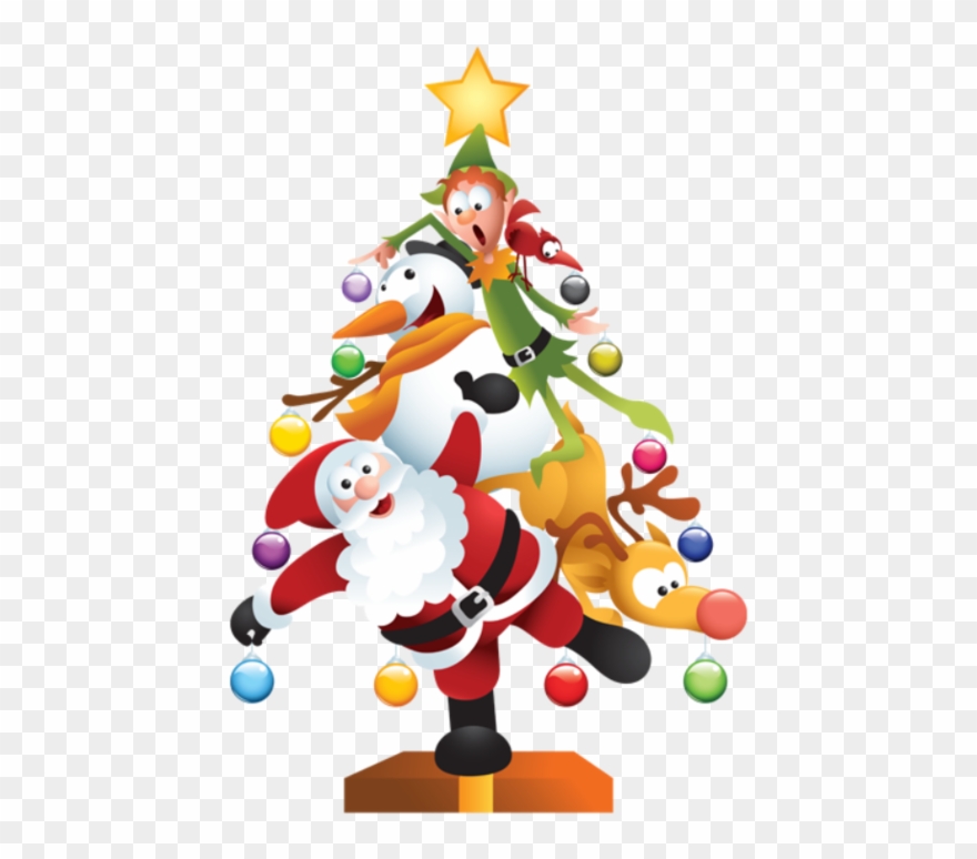 Elf Christmas Tree, Christmas Tree Clipart, Merry Christmas - Crazy Christmas! A Jolly Holiday Songbook Or Program - Png Download