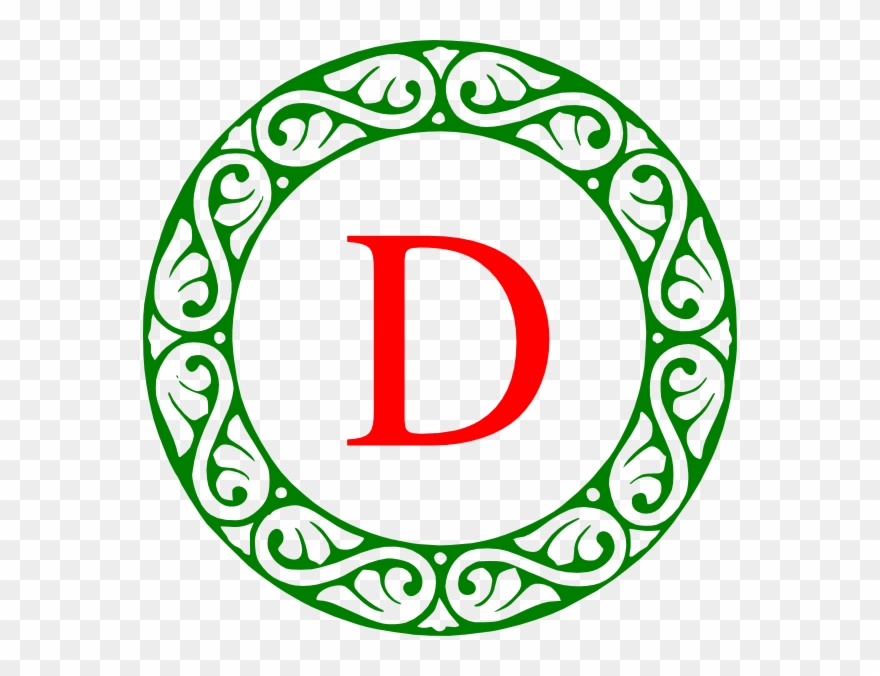 Free Christmas Clip Art Letters - Letter K Monogram Png Transparent Png