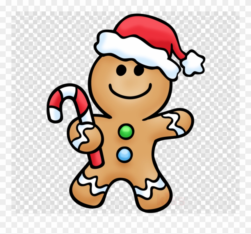 Download Gingerbread Man Clipart Gingerbread House - Gingerbread Man Clip Art - Png Download