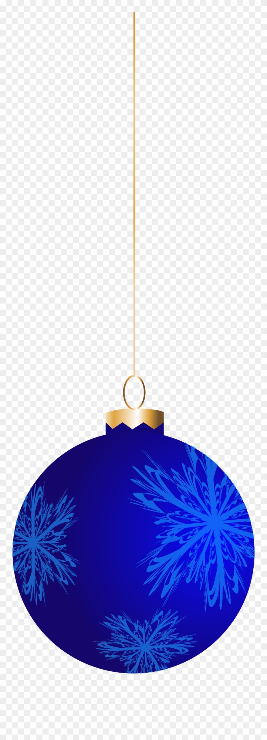 Blue Christmas Tree Ornament Png Clipart