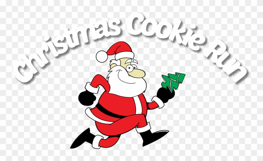 Santa Claus Cartoon Running Clipart