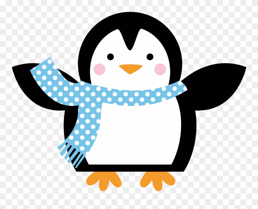 Photo By @daniellemoraesfalcao - Penguin In Scarf Png Clipart