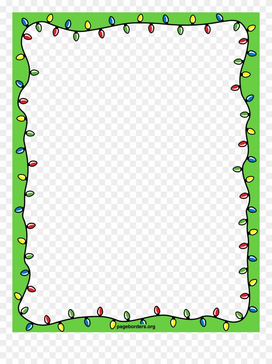 Christmas Border Transparent Png - Christmas Border Clipart