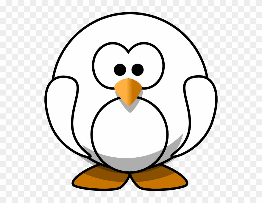 Christmas Penguin Clipart Black And White - Penguins Black And White - Png Download