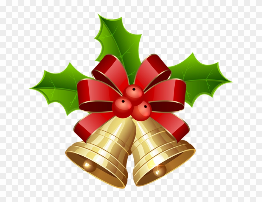 Christmas Decorations Clipart Christmas Bells Transparent - Christmas Decoration Clipart Png