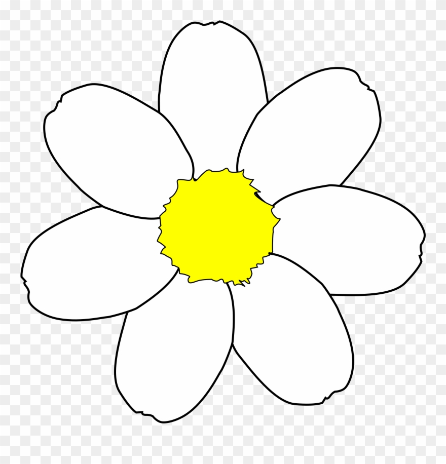 Popular Images - Flower Template 7 Petals Clipart
