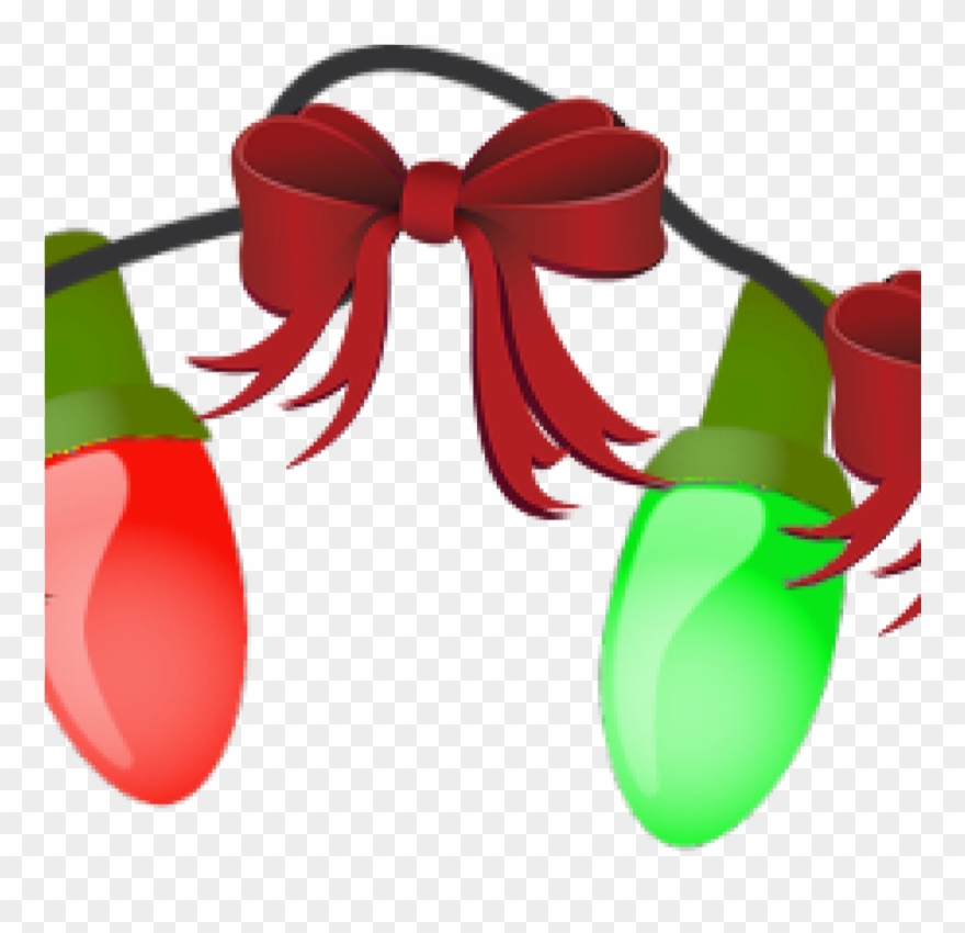 Christmas Lights Clipart Garland Border Clip Art Borders - Christmas Lights Gif Png Transparent Png