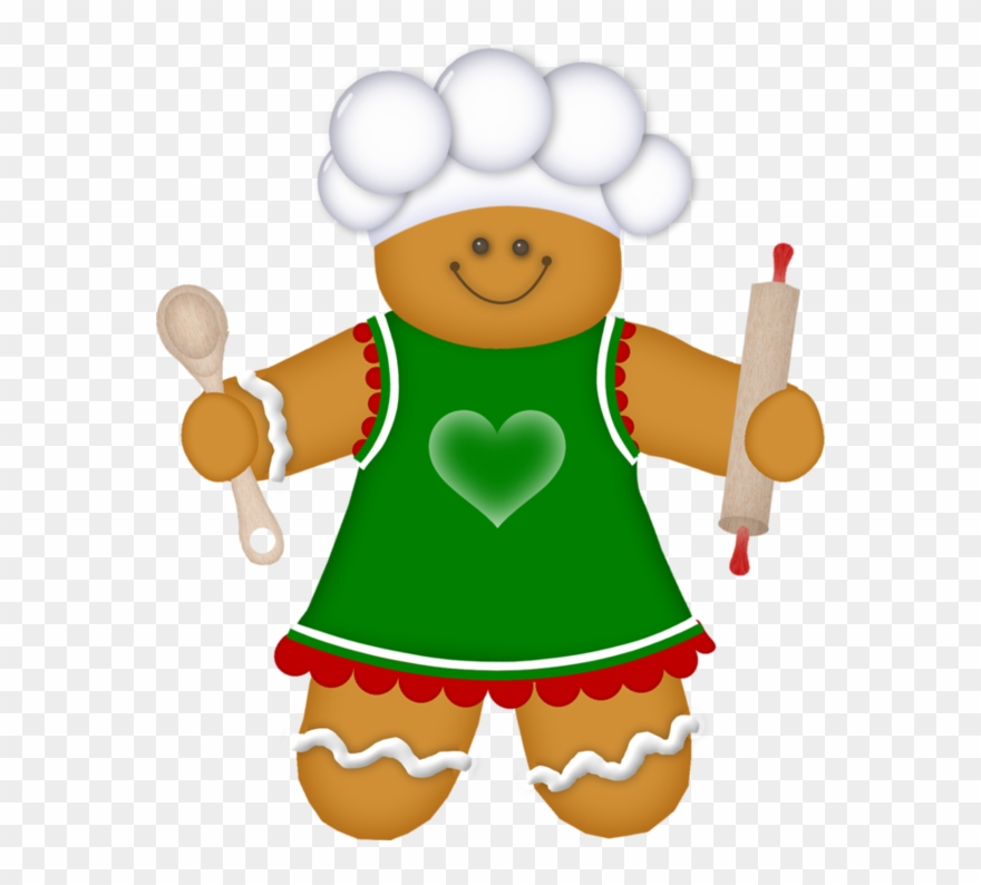 Cozinheiros Christmas Clipart, Gingerbread Men, Recipe - Christmas Day - Png Download