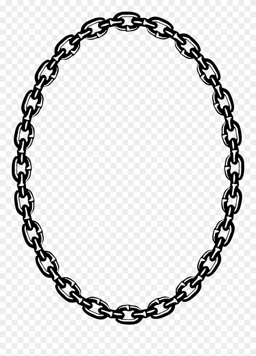 Chain Frame 3 By Firkin Canadian Forest, Cheese, Clip - Chain Circle Clipart - Png Download