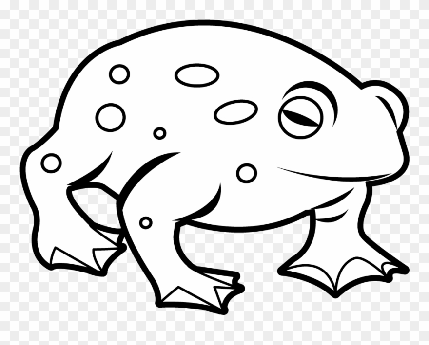 December 31, - Clip Art Black And White Toad - Png Download