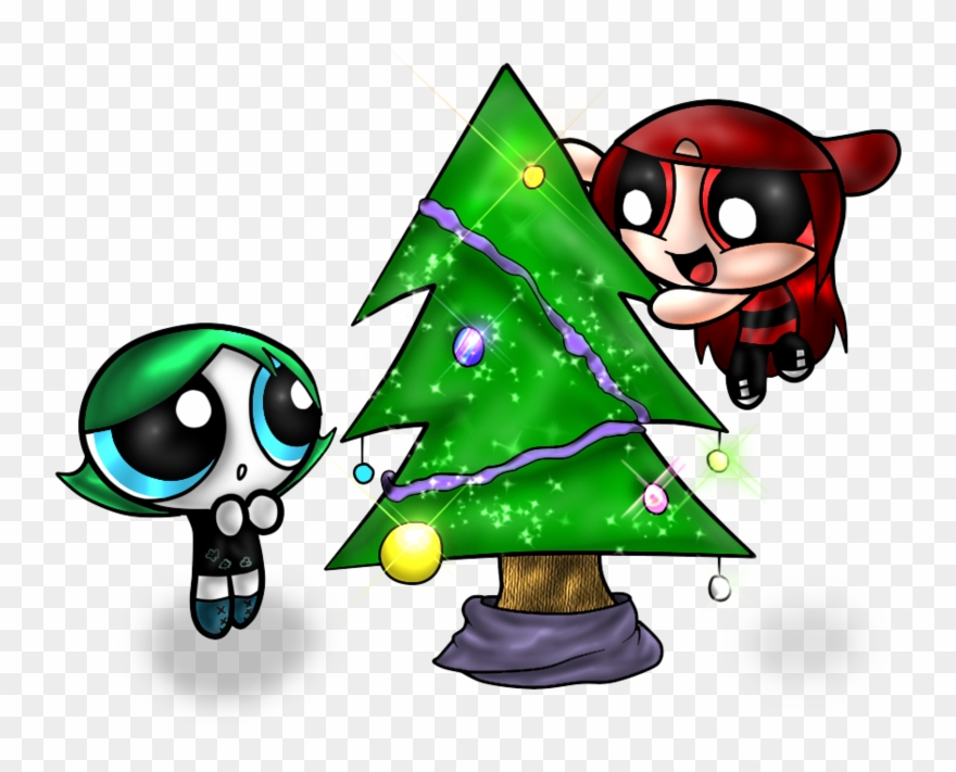 Christmas Tree By *psy-alien9 On Clipart Library - Picher - Png Download