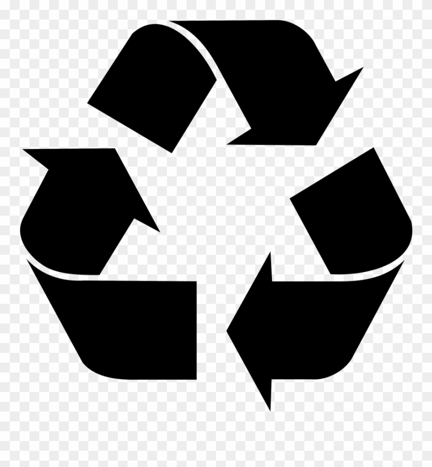 Clipart Info - Recycle Symbol Silhouette - Png Download