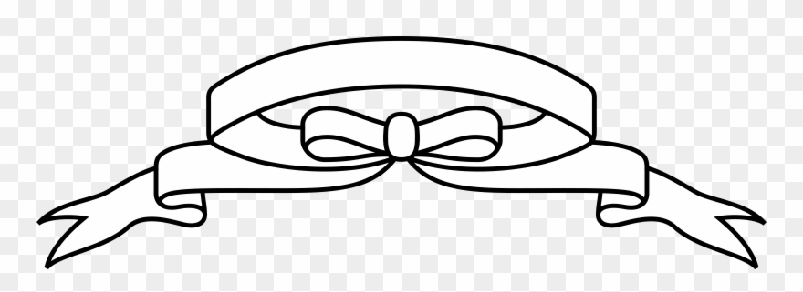 Black And White Silhouette Line Art Drawing - Pita Siluet Clipart