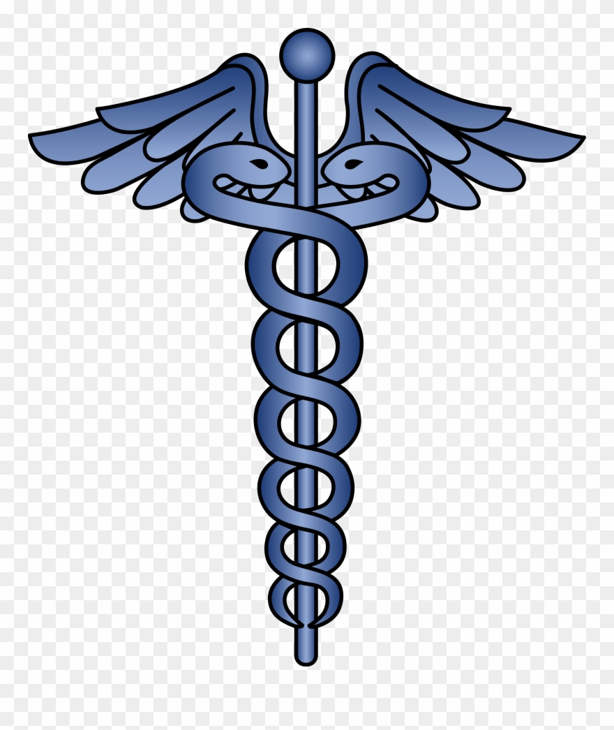 Caduceus Medical Symbol Clip Art Clipart - Logo Of Medical Profession - Png Download