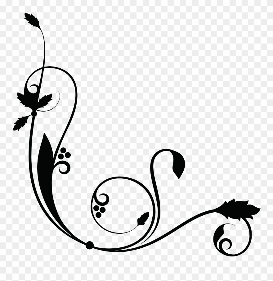 Free Clipart Of A Decorative Border - Clip Art Decorative Borders - Png Download