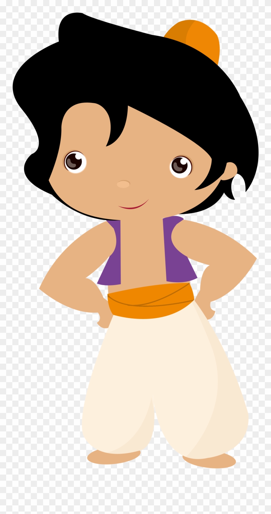 Aladin Kids Clip Art Clip Art, Felt Ornaments - Aladin Baby - Png Download