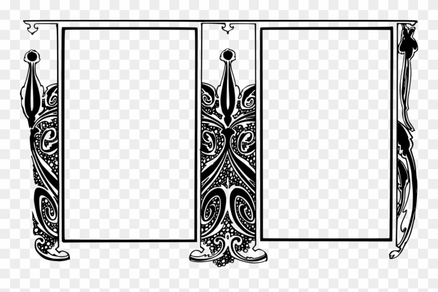 Picture Frames Decorative Arts Lawrence Frames Contemporary - Double Photo Frames Png Clipart