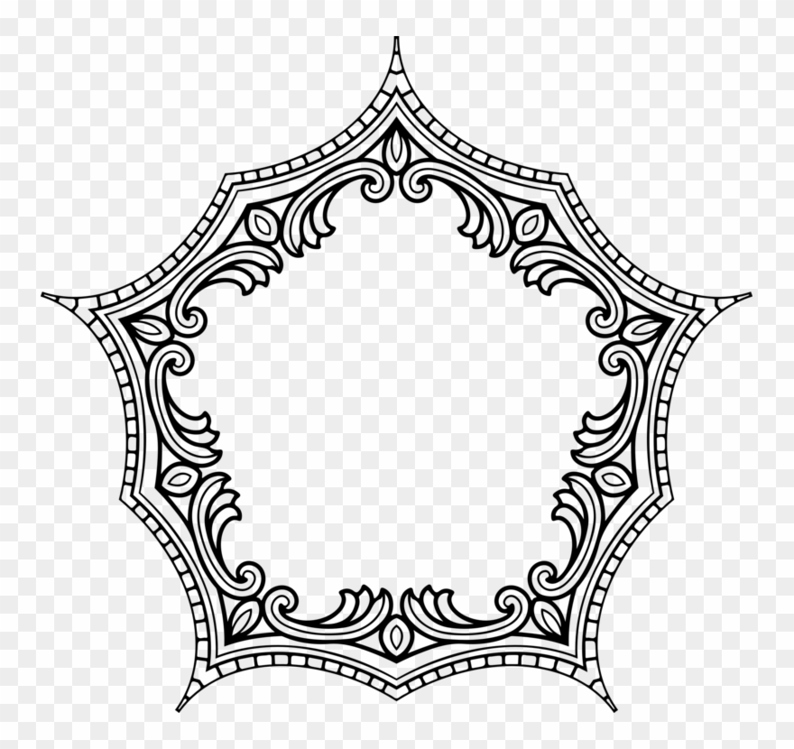 Picture Frames Decorative Arts Borders And Frames Retro - Vintage Style Frame Clipart